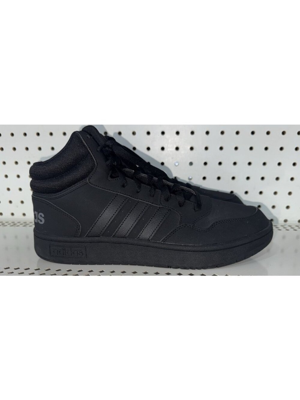 Adidas Hoops 3.0 Mid Mens Athletic Basketball Shoes Size 11 Black Gray GV6683